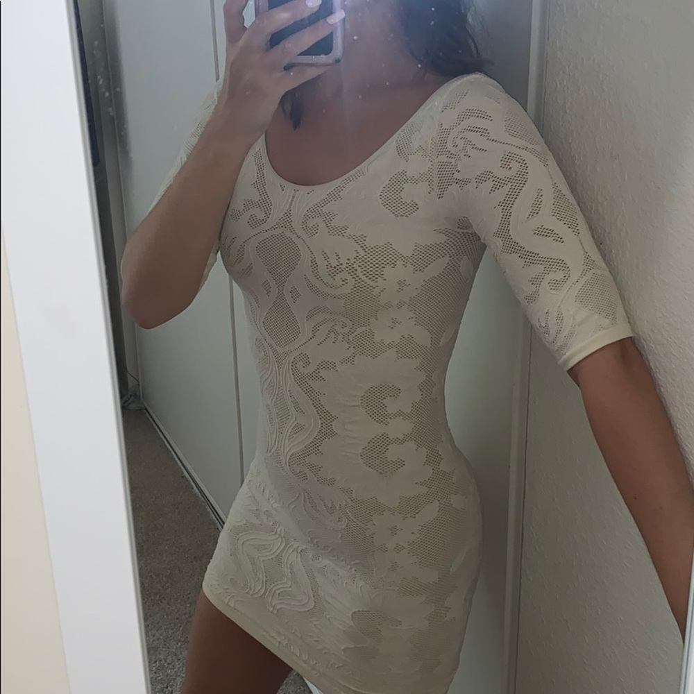 Cream Dress